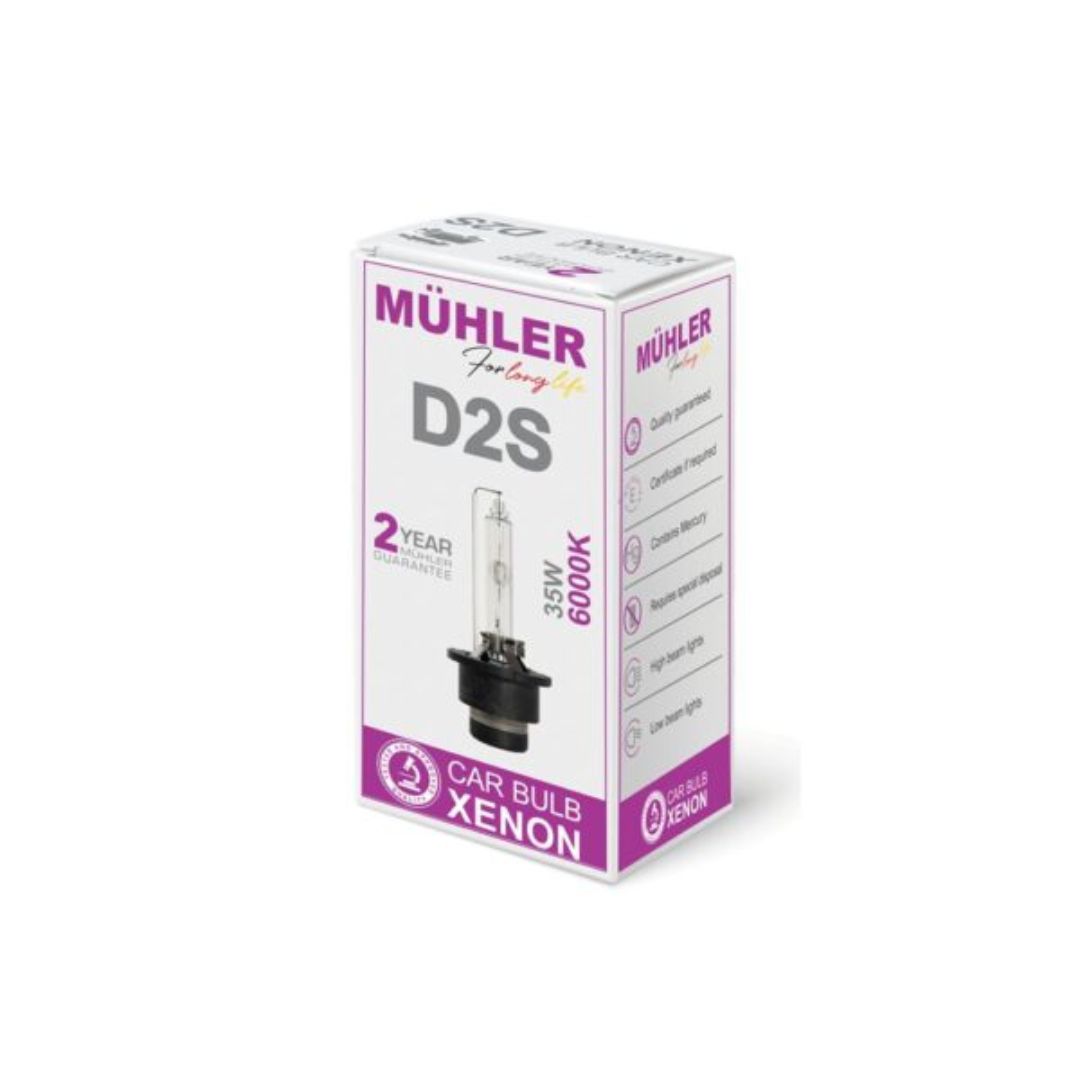 LAMPA D2S 6000K KUTI  MUHLER