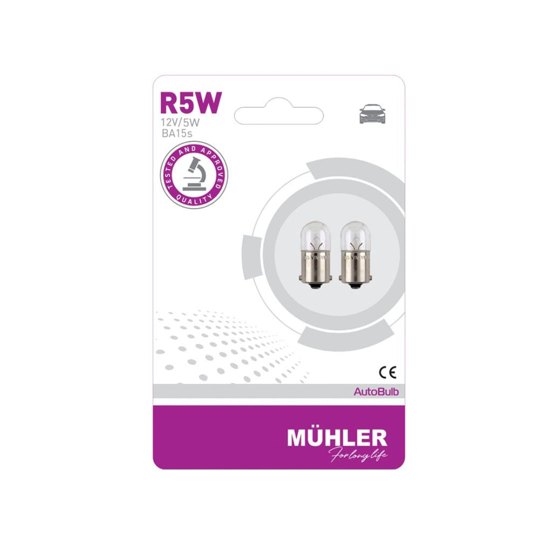 LAMPA 12V R5W BA15S MUHLER