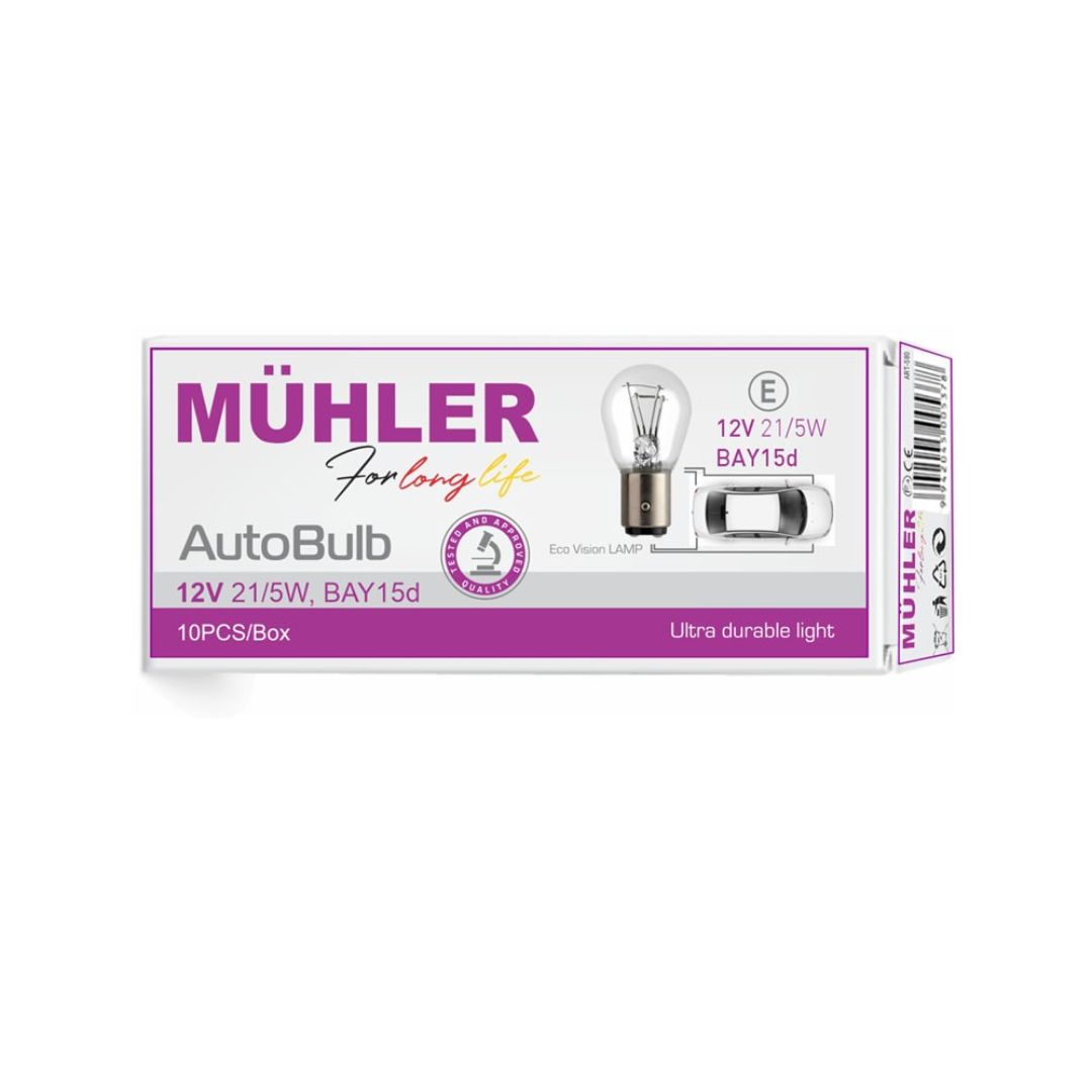 LAMPA 12V P21/5W BAY15D KUTI MUHLER