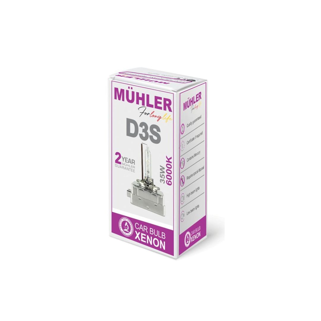 LAMPA D3S 6000K KUTI MUHLER