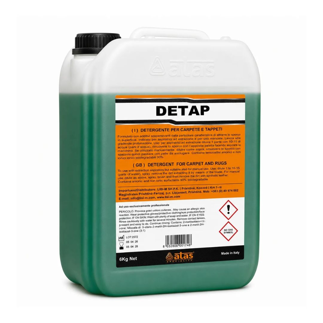 Detap – Pastrues Profesional për Tepiha & Tapiceri 5KG